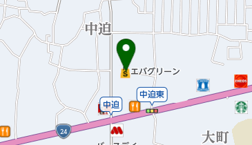 エバグリーン 岩出中迫店の地図画像