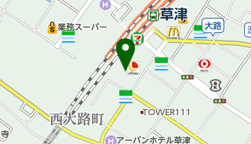 シルク 草津ガーデンシティー店の地図画像
