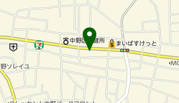 バーバーバー中野店の地図画像