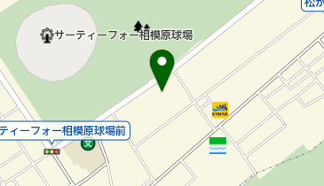 障害者支援センター松が丘園の地図画像