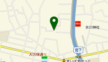 上の原公園の地図画像