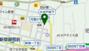 Garden Kitchen 御苑EAST(ガーデン キッチン ギョエンイースト)の地図画像