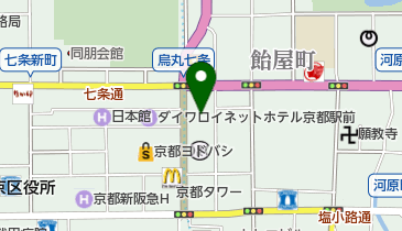 スマホスピタル京都駅前の地図画像
