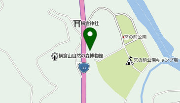 スノーピーク かわの駅おちの地図画像