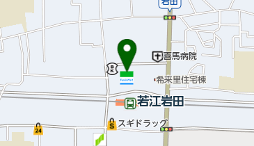 若江岩田駅前市民プラザの地図画像