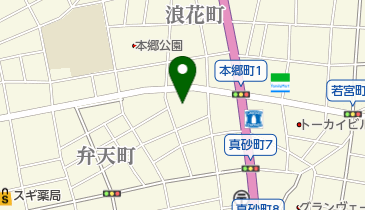 クララザールの地図画像