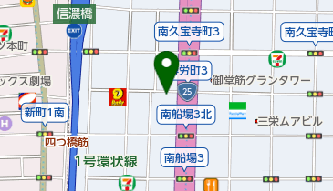 スタジオ・ブライトリング 大阪の地図画像