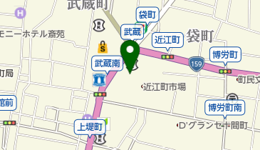 近江町交流プラザの地図画像