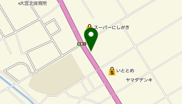 鶏そば ふじ田の地図画像