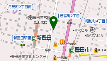 個室と肉割烹 たてがみ 豊田駅前店の地図画像