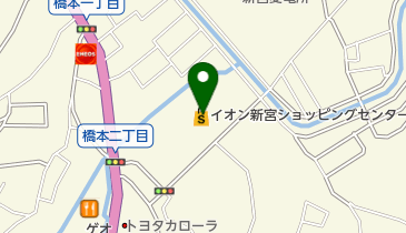 ヘアカラー専門店CASA COLOR(カーサカラー) イオン新宮店の地図画像