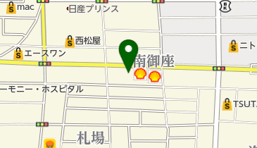 南海部品高知店の地図画像