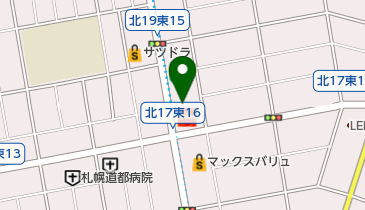 写真工房ぱれっと札幌東店の地図画像