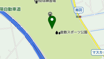 倉敷スポーツ公園 スカッシュコートの地図画像