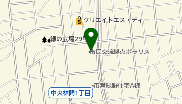 大和市市民交流拠点 ポラリスの地図画像