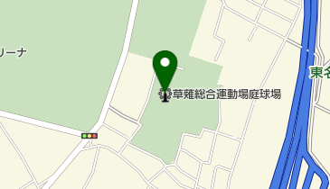 静岡県草薙総合運動場 庭球場の地図画像