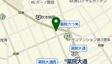 うなぎ仁の地図画像