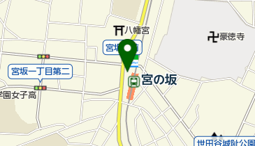 宮坂区民センターの地図画像