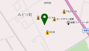 ヘアカラー専門店CASA COLOR(カーサカラー) ヨークタウン坂東店の地図画像