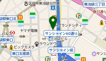 grand scape(グランドスケープ) 池袋の地図画像