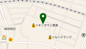 博文堂書店 君津店の地図画像