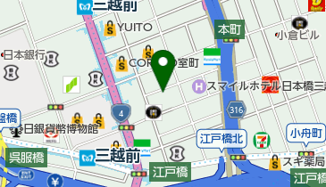 PASTAVOLA(パスターヴォラ) 日本橋の地図画像