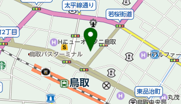 すなば珈琲 新鳥取駅前店の地図画像