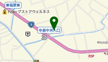 中島のパン屋さんの地図画像