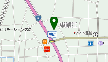 レイクALSA 8号鯖江自動契約コーナーの地図画像