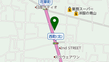 レイクALSA 4号草加花栗自動契約コーナーの地図画像