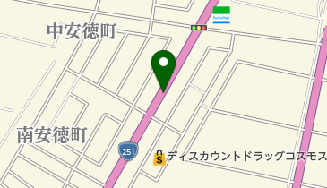 MIZ(ミズ)溝上薬局 中安徳店の地図画像