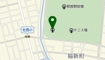 福井県営補助球場(福井運動公園補助野球場)の地図画像