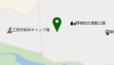 北海道立野幌総合運動公園人工芝ホッケー場の地図画像
