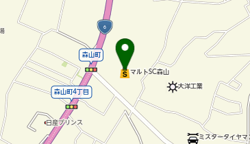 東京スター銀行ATM マルト日立SC森山店の地図画像