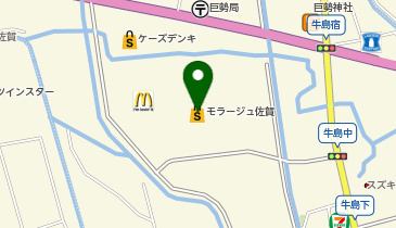 MIZ(ミズ) モラージュ佐賀店の地図画像