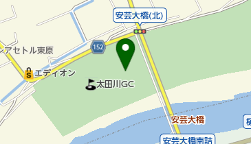 太田川ゴルフ場の地図画像