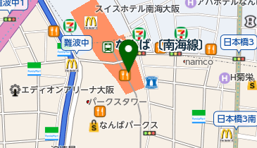 ミットネス なんばCITY(シティ)店の地図画像