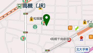 炭火と海鮮 大衆酒場くろきの地図画像