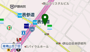 GALLERY 表参道 ROJI(ギャラリー オモテサンドウ ロジ)の地図画像