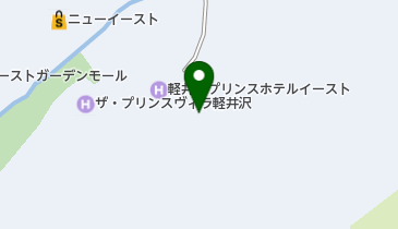 アミーチアドベンチャー軽井沢の地図画像