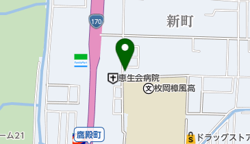 ファルコはやぶさ薬局 東大阪店の地図画像