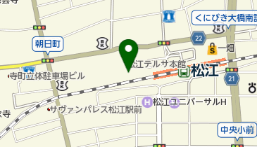 ジョブカフェしまね 松江センターの地図画像