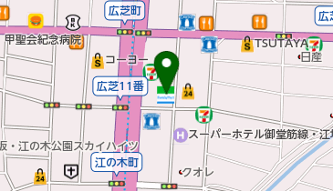 ここち江坂の地図画像