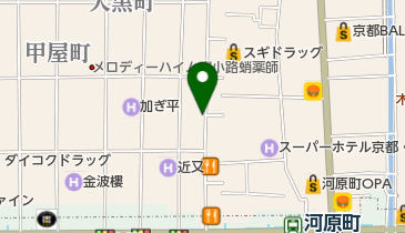 ノムラテーラーハウス 寺町店の地図画像