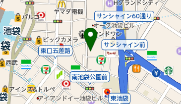AQROS(アクロス) 池袋店の地図画像
