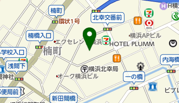 サキナビューティーラウンジ 横浜の地図画像