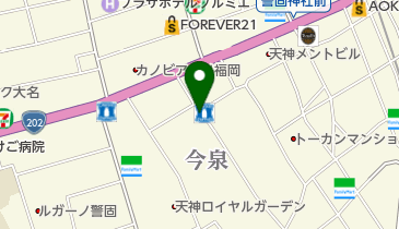 山響屋の地図画像