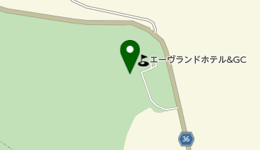 エーヴランドゴルフクラブの地図画像