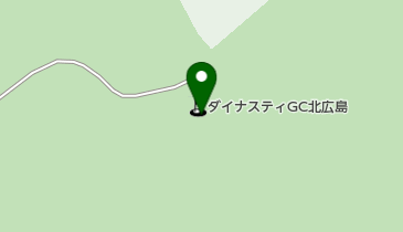 ダイナスティゴルフクラブ北広島の地図画像