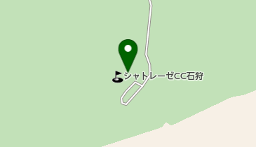 シャトレーゼカントリークラブ石狩の地図画像